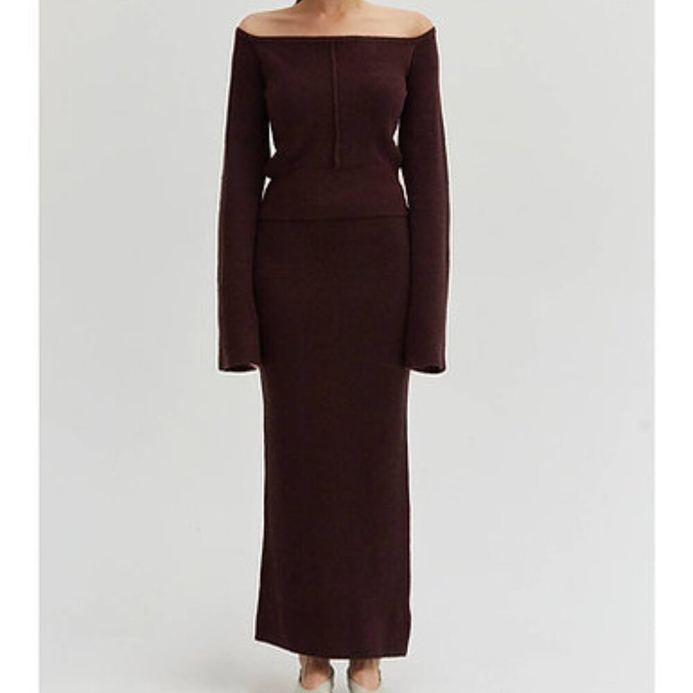 Belle Cabernet Knit Set